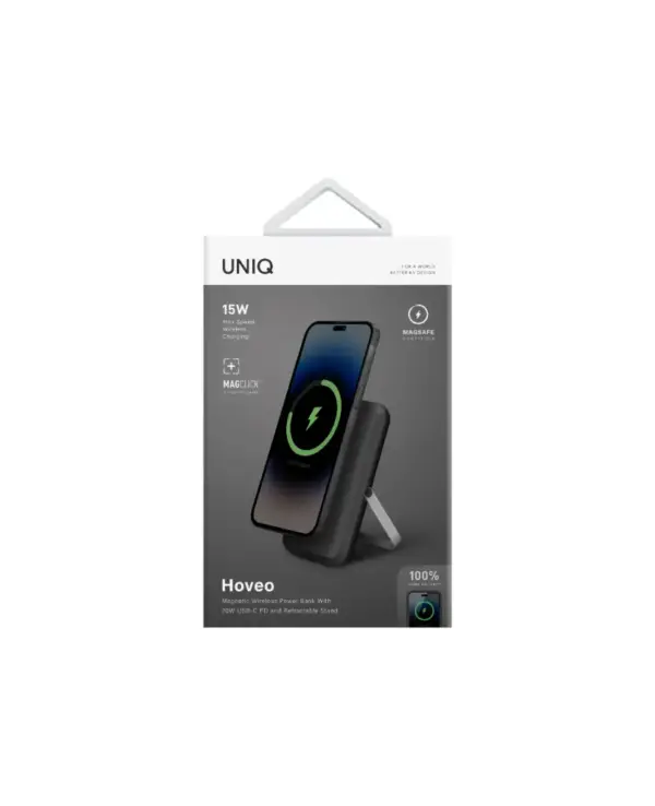 UNIQ HOVEO MAGNETIC WIRELESS POWER BANK 5K | GREY